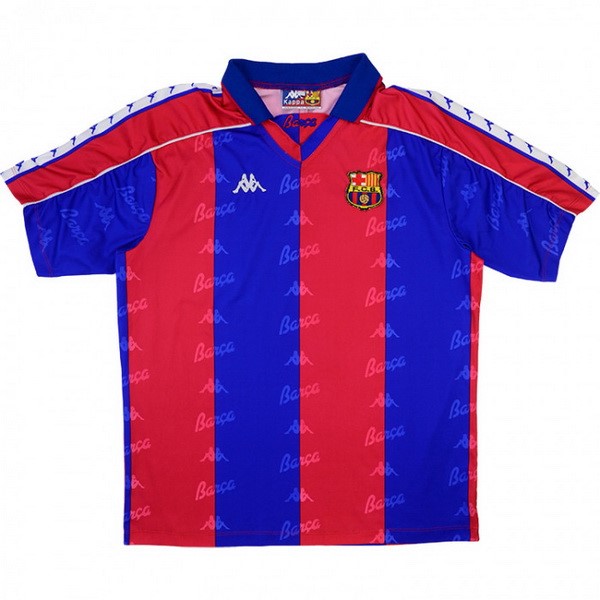 Tailandia Camiseta Barcelona 1st Retro 1992 1995 Azul Rojo